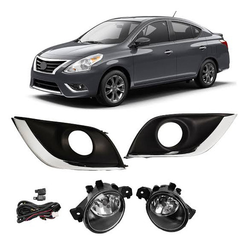 Kit Neblinero Nissan Versa 2014 Al 2019