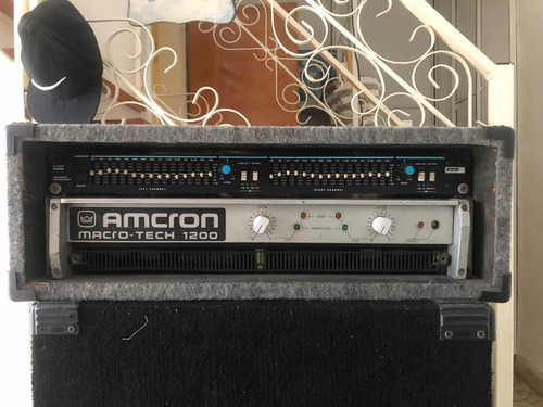 Potencia De Audio Amcron 1200macro Tech+eq Dod R-430 Estereo