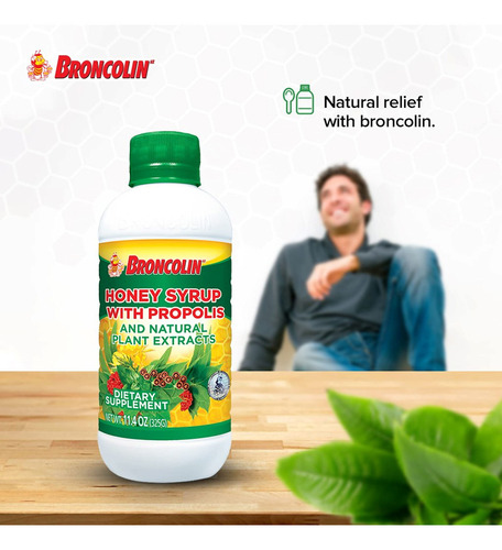 Sirope De Miel De Broncolina Con Propóleo, Extractos Natural
