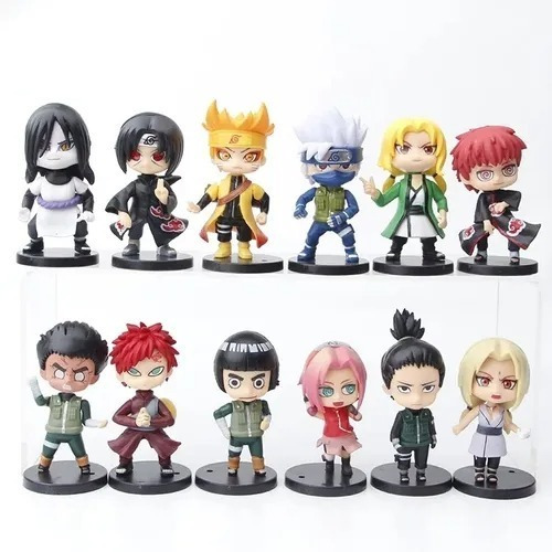 Figura Naruto Mini Coleccion X 12 + Obsequio