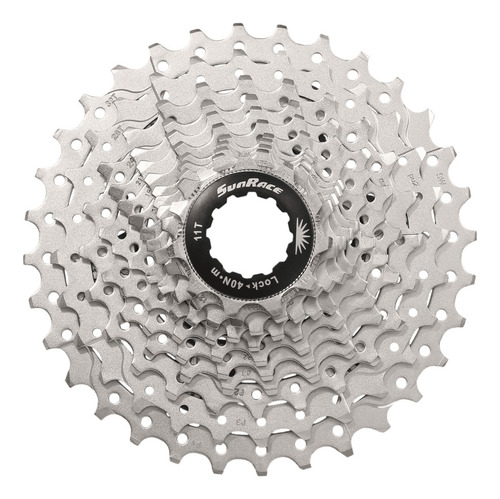 Pacha De 11 Velocidades Ruta 11-32 Casette Sunrace Cantidad Máxima De Dientes 32 Color Plateado