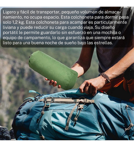 // Colchão De Acampamento Portátil Inflável Que Dorme