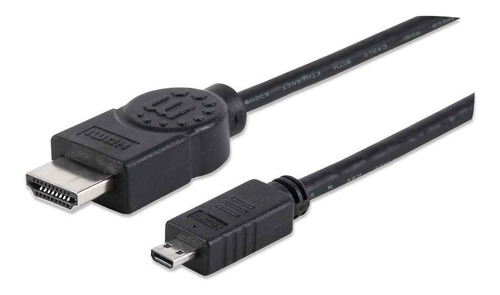 Cable Hdmi Manhattan 324427 Hec, Arc, 3d, 4k, Blindado, 2m