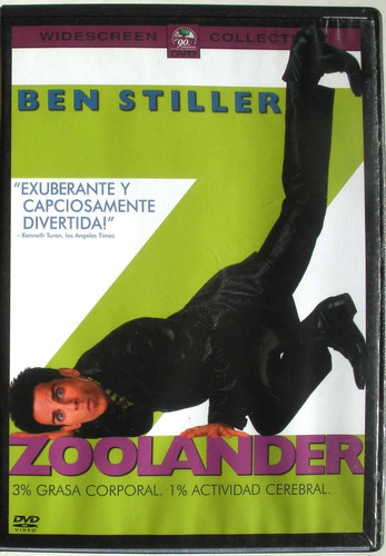 Dvd - Zoolander - Ben Stiller - Idiomas Ingles Español