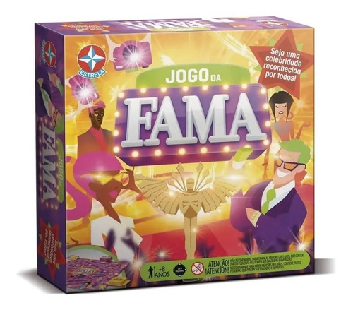 Imagem 1 de 2 de Jogo De Tabuleiro 2 A 6 Jogadores O Jogo Da Fama Estrela