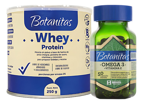 Proteina Whey Omega 3 Botanitas - g a $374