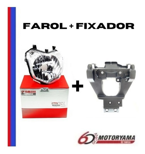 Bloco Óptico Farol Yamaha Factor 150 Factor 125i + Aranha 