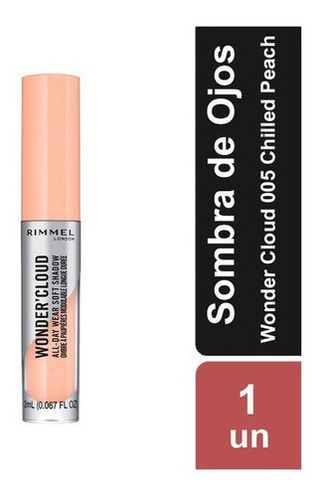 Imagen 1 de 5 de Sombra De Ojos Liquida Rimmel Wonder Cloud Eyeshadow