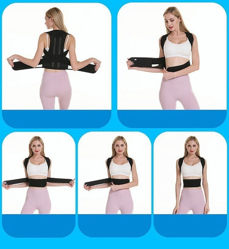 Corrector Postura Para Hombres Y Mujeres Con Placa Soporte