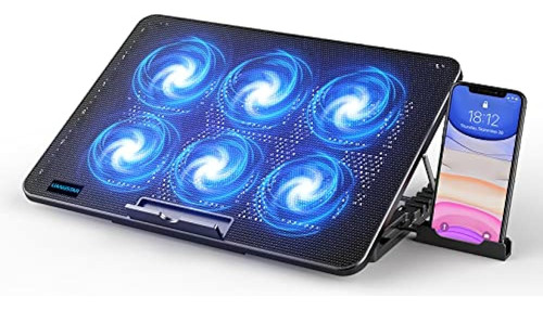 Liangstar Laptop Cooling Pad, Laptop Cooler Con 6 Ventilador