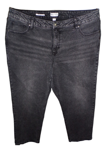 Pantalon Jeans Negro D Mujer Talla 20w (38/40 Mx ) Ava Viv