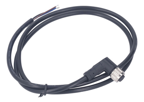 Cable Conector Hembra M12 De 4 Pines, Enchufe Eléctrico De A