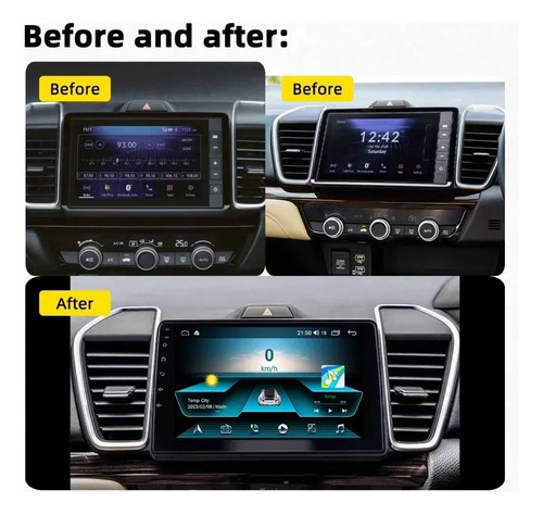 Xd Radio Estéreo Android Para Honda City 2020 2+32g