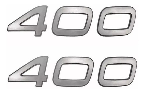 2 Emblema Lateral Volvo Fh 400 2004 A 2009 Letreiro 20551271