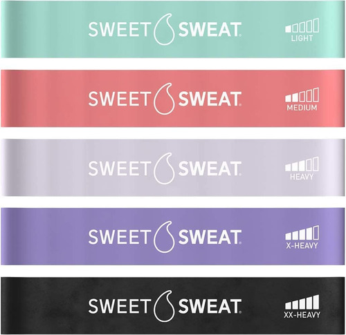 Bandas De Resistencia Sweet Sweat Mini Loop - Juego De ...