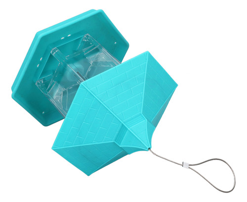 Comedero Transparente Para Pájaros, Colgante, A Prueba De Ar