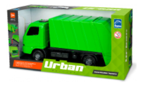 Roma Brinquedos Urban Coletor De Lixo - Basculante Cor Verde