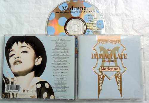 Madonna - The Immaculate Collection 1º Ed Alemana 1990 Cd 