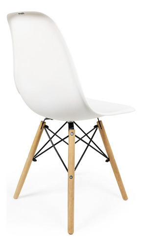 Conjunto De Mesa 70cm Redonda Tripé Com 4 Cadeiras Eiffel