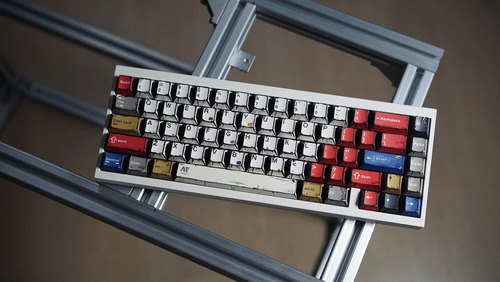 Capa Para Teclas Pbt Comic Style Keycaps Cherry 141 Teclas Branco Inglês Us