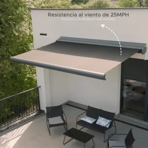 Toldo Brazo Retráctil Motorizado C.remoto 4x2.5mts Vincenzi