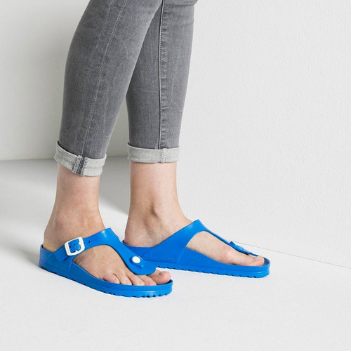 Imagen 5 de 5 de Sandalias Birkenstock Gizeh Eva Scuba Blue - La Isla