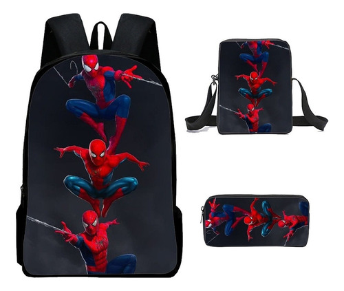 Mochila Con Estampado De Spiderman De Disney Marvel Para Est