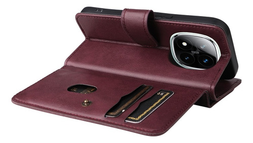 Funda Tipo Billetera Multifuncional Para Redmi Note 14 Pro+