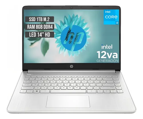 comprar Portatil Hp Intel Core I3 1215u Ssd 1tb + Ram 8gb Led 14