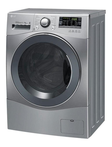 Lavadora e secadora de roupas automática LG WD11 aço inoxidável 11kg 110V