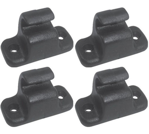 4 Suportes Preto Quebra Sol Chevrolet D20 A20 C20 Veraneio