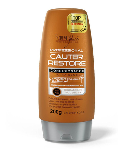 Kit Shampoo E Condicionador Forever Liss Cauter Restore