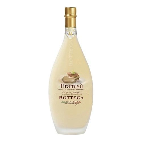 Licor Italiano Bottega Sabor Tiramisu Garrafa 500ml