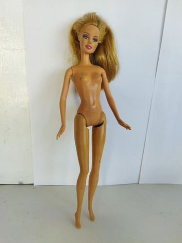 Barbie Flexible Rubia Labios Rosa Lacio 1999