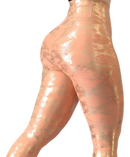 Leggin Sirena Metálico Textil Colombiano Legging Vestir Dama