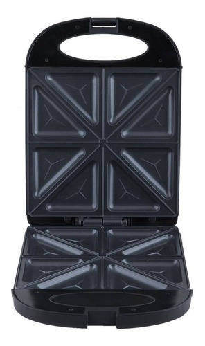 Sandwichera Thomas Th-958 4 Panes Color Negro