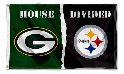 Banderín De Rivalidad Entre Packers Y Steelers