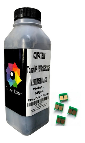 Recarga Para Tóner Tigre Pro 200 131a 125a 126a 128a Color Negro X Unidad
