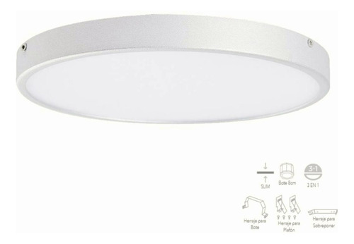 Tecnolite Downlight Led Empotrable, Bote Integral 12 Cm O