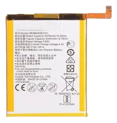 Sobre + Bateria Para Huawei Nova Plus - Hb386483ecw+