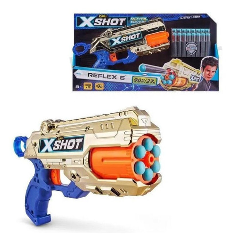 Edición X-shot Royale de X-shot, Reflex 6, 16 dardos 5602