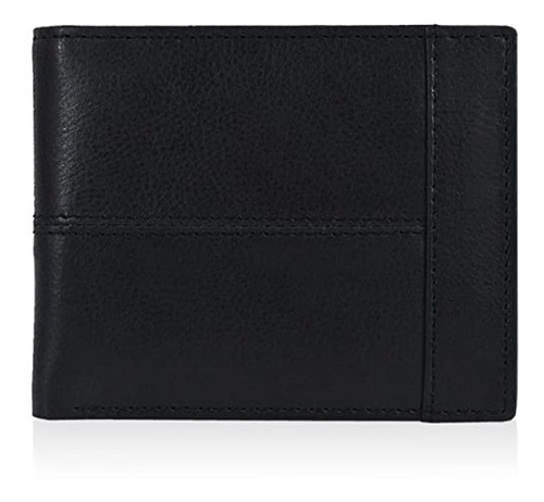 Estalon Cartera De Cuero Real Para Hombres-rfid Slim Txw8d