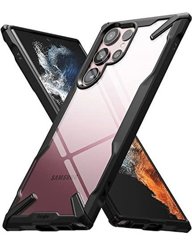 Funda Para Samsung S22 Ultra Ringke Fusion-x Negro