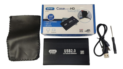 Case Hd Externo 2.5 Hd Sata Notebook Usb 2.0 Pronta Entrega