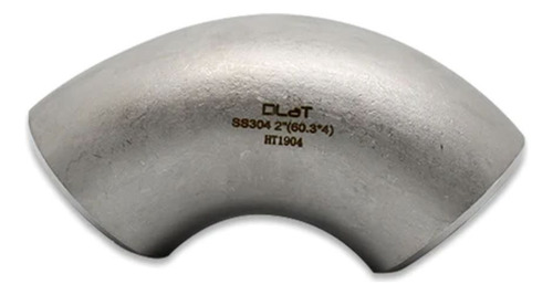 Codo Soldable 21/2 Pulgada X 90 Grados C40 Inox T-304 Dlat