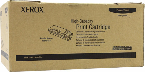 Toner Xerox 106r01371 Phaser 3600 14000 Pag. Oferta..!!!!