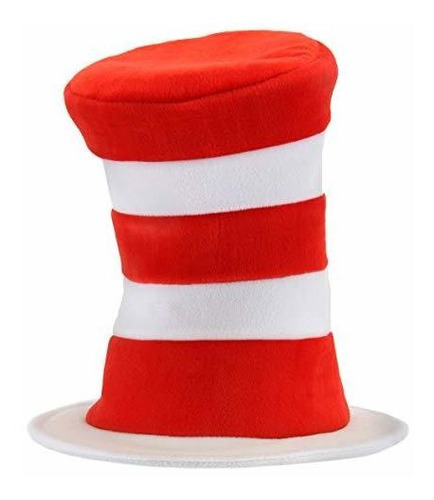 Sombrero De Felpa De El Gato Garabato De Dr. Seuss, De Elope