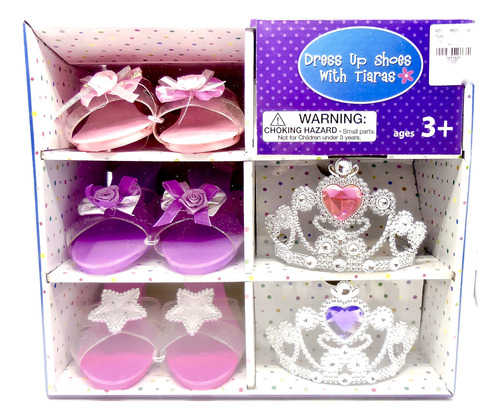 My Little Dream Girls Juego De Zapatos Y Tiara Para Nina, 3 