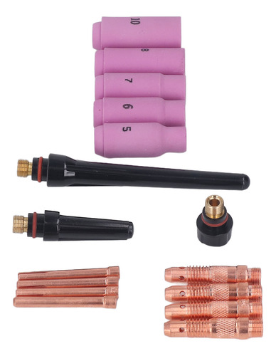 Kit De Accesorios De Soldadura Tig De 16 Piezas De Antorcha