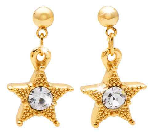 Aretes Estrella Brillante Ilusión 29107